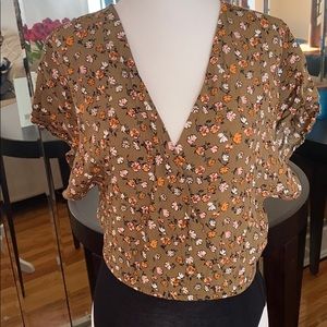 Forever 21 Floral bodysuit